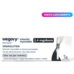 Wegovy 2,4 mg (Semaglutida) Inyectable Penfill + 4 agujas