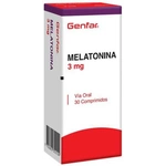 Melatonina 3 mg x 30 comprimidos (GENFAR)