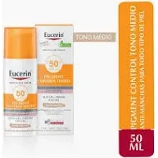 Eucerin Protector Solar Pigment Control tinted Tono Claro Facial FPS50+ 50ml