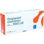 PROPRANOLOL Mintlab co. s.a. Propranolol 40 mg 20 Comprimidos