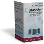MONOFER 1000MG / 10ML HIERRO DERISOMALTOSA FERRICA