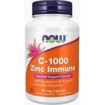 C-1000 Zinc Immune 90 caps - Now Foods