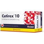 CETIREX 10 MG X 30 COM