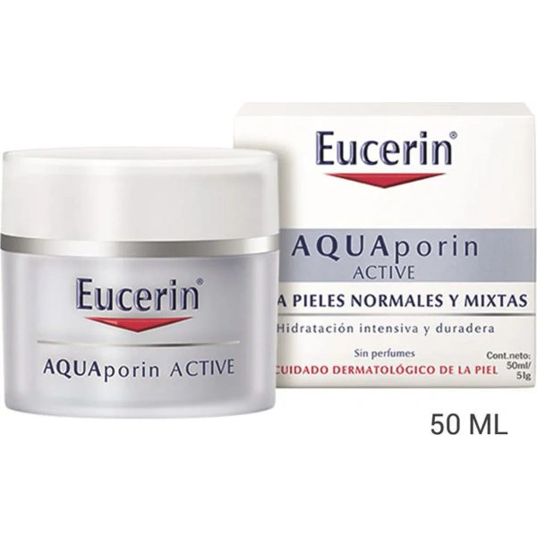 Eucerin Crema Facial Hidratante Aquaporin Piel Normal/Mixta 50 ml