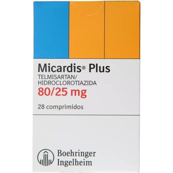 Micardis Plus 80 + 25 mg x 28 Comprimidos