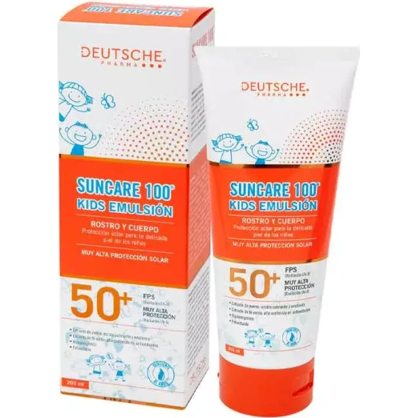 Suncare 100 Protector Solar para Niños y Bebés FPS50 200ml