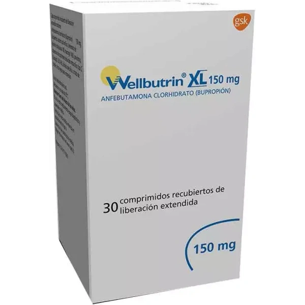Wellbutrin XL Anfebutamona 150mg 30 Comprimidos Prolongados