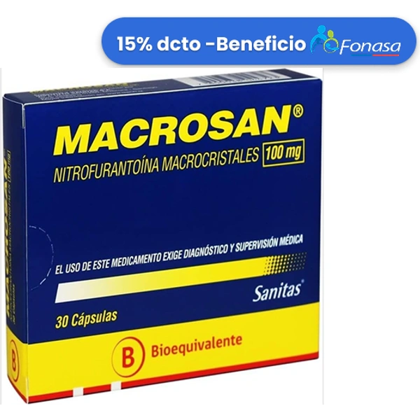 Macrosan 100 mg x 30 Cápsulas