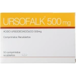 Ursofalk Ácido Ursodesoxicólico 500mg 50 Comprimidos Recubiertos