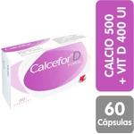 Calcefor D Forte Calcio 1250 mg 60 Cápsulas