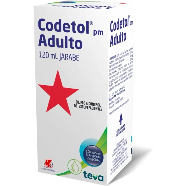 Codetol PM Adulto Codeína Jarabe 120ml