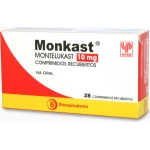 Monkast Montelukast 10 mg 28 Comprimidos Recubiertos